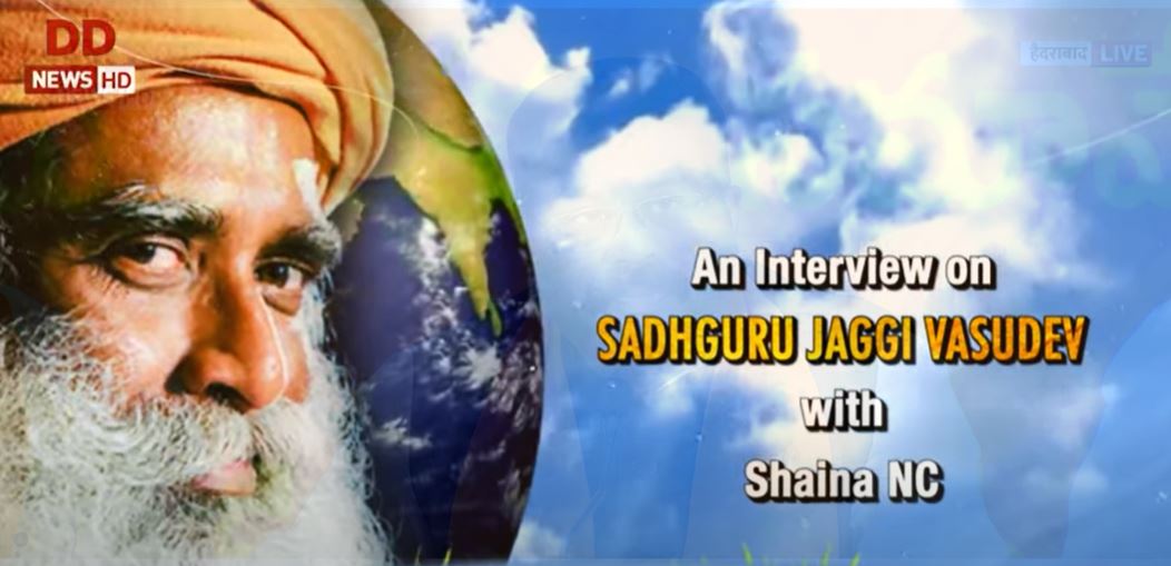 Watch @SadhguruJV in an Special conversation with @ShainaNC on ‘Save Soil’, a mo…
