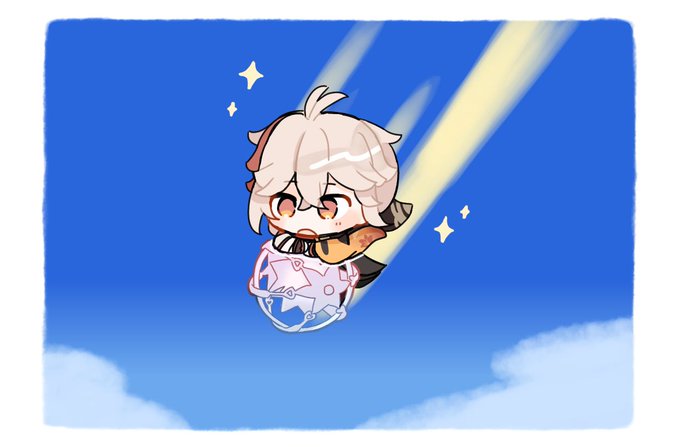 万葉くん復刻おめでとう!!
旅人の下へ行けますように🍁
 #Kazuha 