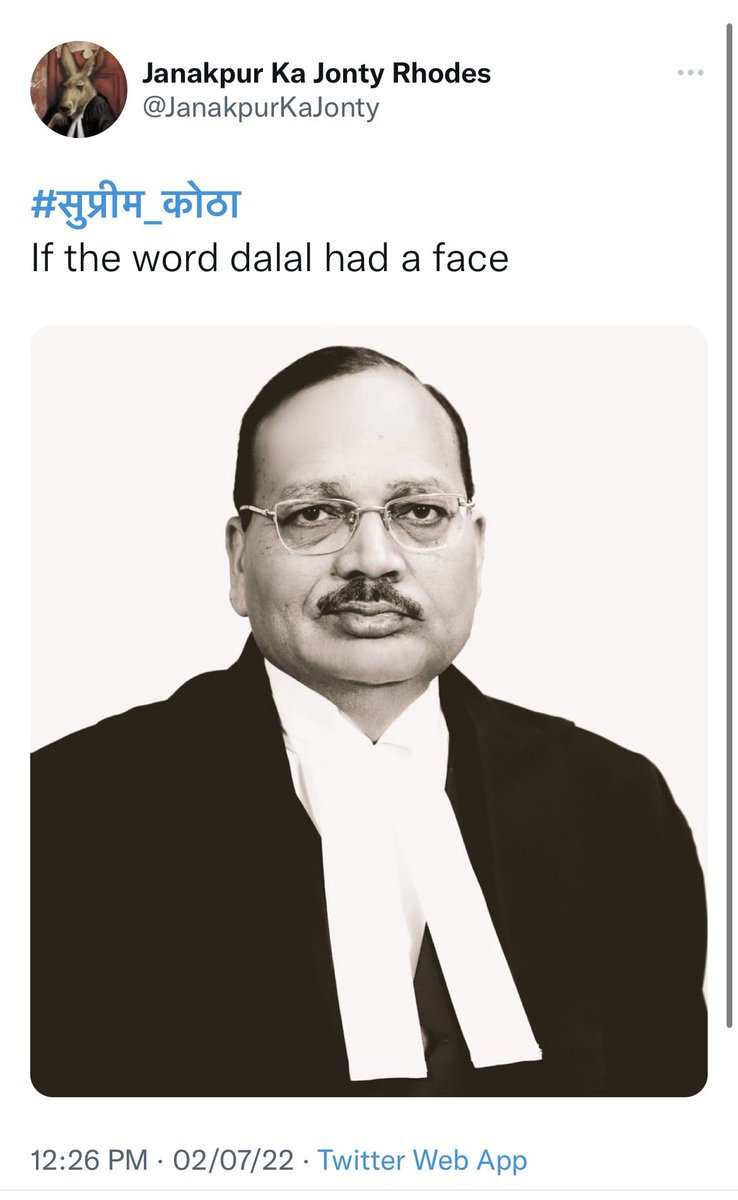 RanaAyyub's tweet photo. Dear @DelhiPolice , this is against a sitting judge of the Supreme Court of India. He is being abused in public for his observations in court. https://t.co/hFtRfMDgfj