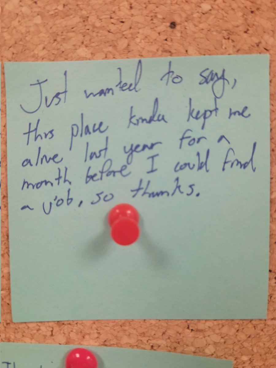 cddull's tweet photo. This is why I prioritize poverty. An anonymous note from our college food pantry. #RealCollege #MSCSoutheastCares #povertyinformed https://t.co/RItrAT7s9v