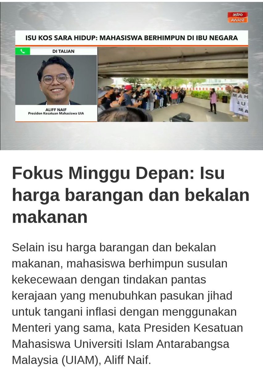 KerajaanGagal's tweet photo. Jemput dengar sesi temubual @aliffnaif_ bersama @501Awani @nylahuda berkenaan dengan Speakers Corner di Pasar Seni hari ini

#TURUN

https://t.co/ui0Siji1eE https://t.co/v6s0wDW1x0