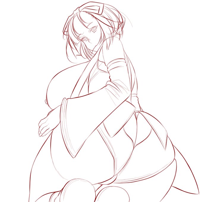 ふいにお尻が描きたくなる。 