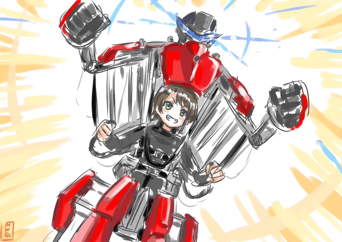 憧れのパワードスーツ #プロテインザスバル #大空スバル生誕祭 