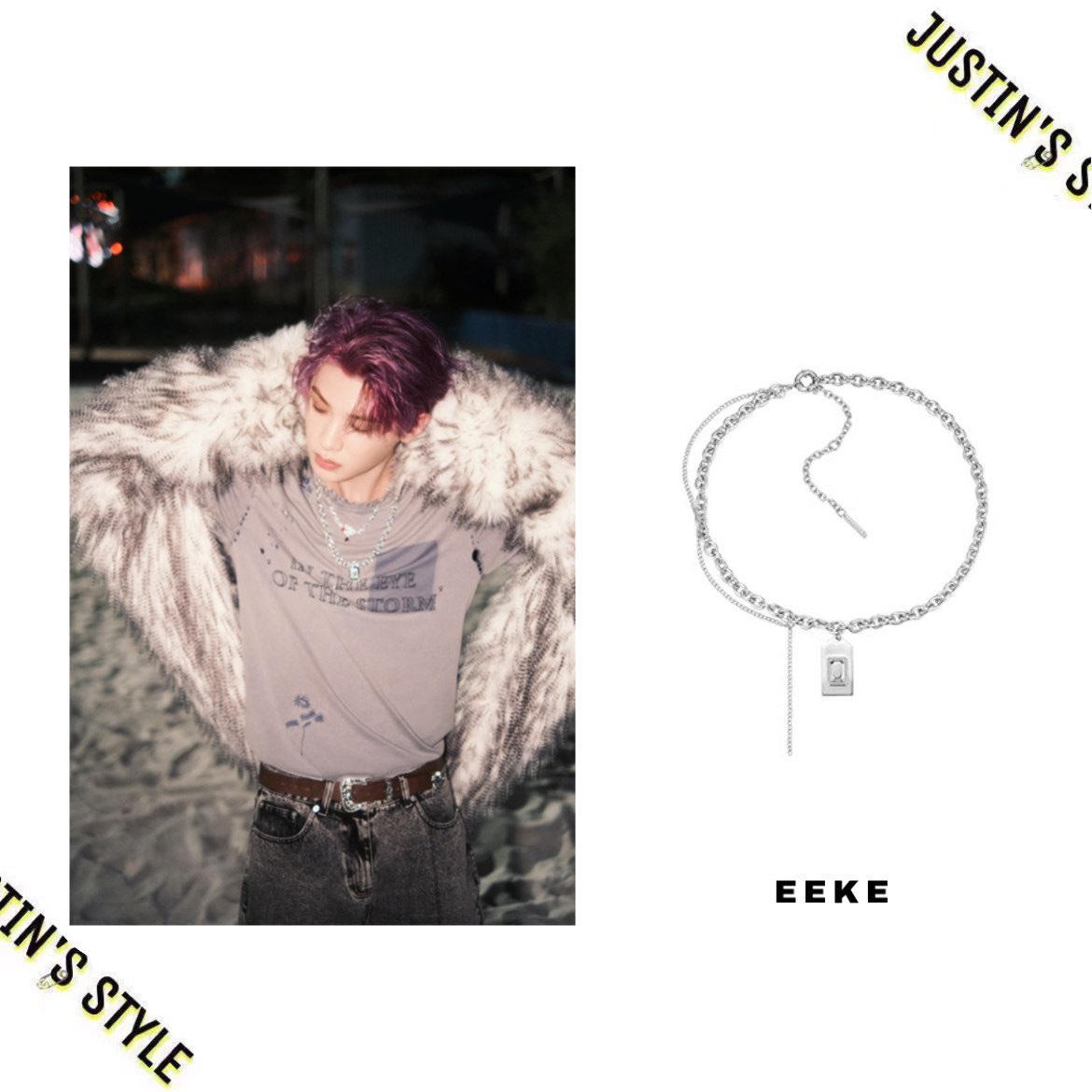 JusHMHupdates's tweet photo. #JUSTINSTYLE
Necklace:HOLDONHOLDON rosegarden series
Necklace :EEKE metal gem series
T-shirt:ACNE STUDIOS short-sleeved T-shirt
Jeans:RUE DE RUI
#저스틴 #황명호 #Justin #黄明昊 #จัสติน https://t.co/011cZkQneV