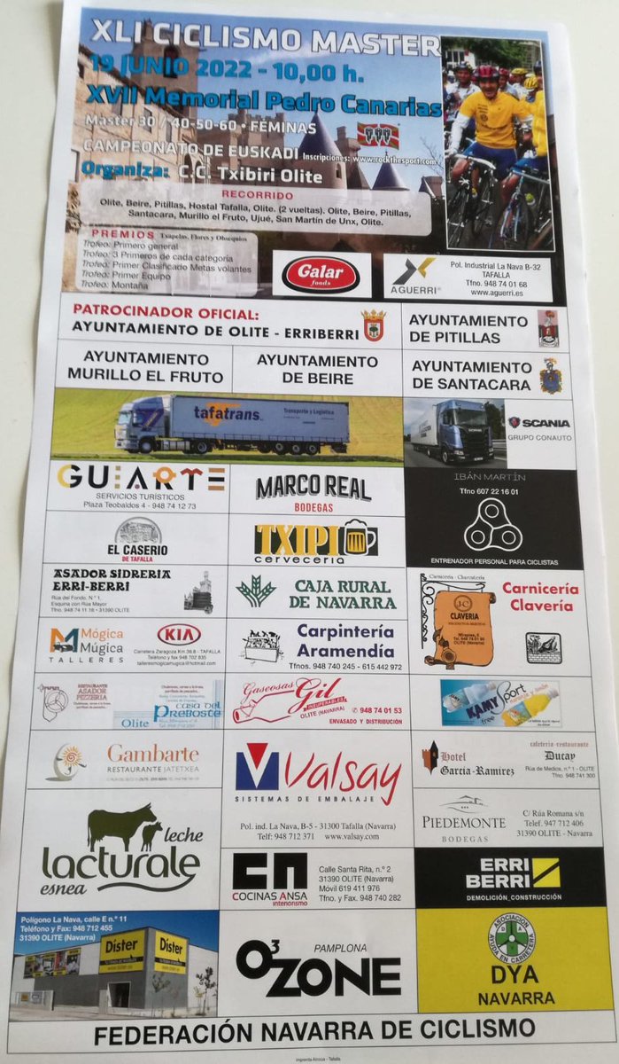 Ciclismo Máster tweet media