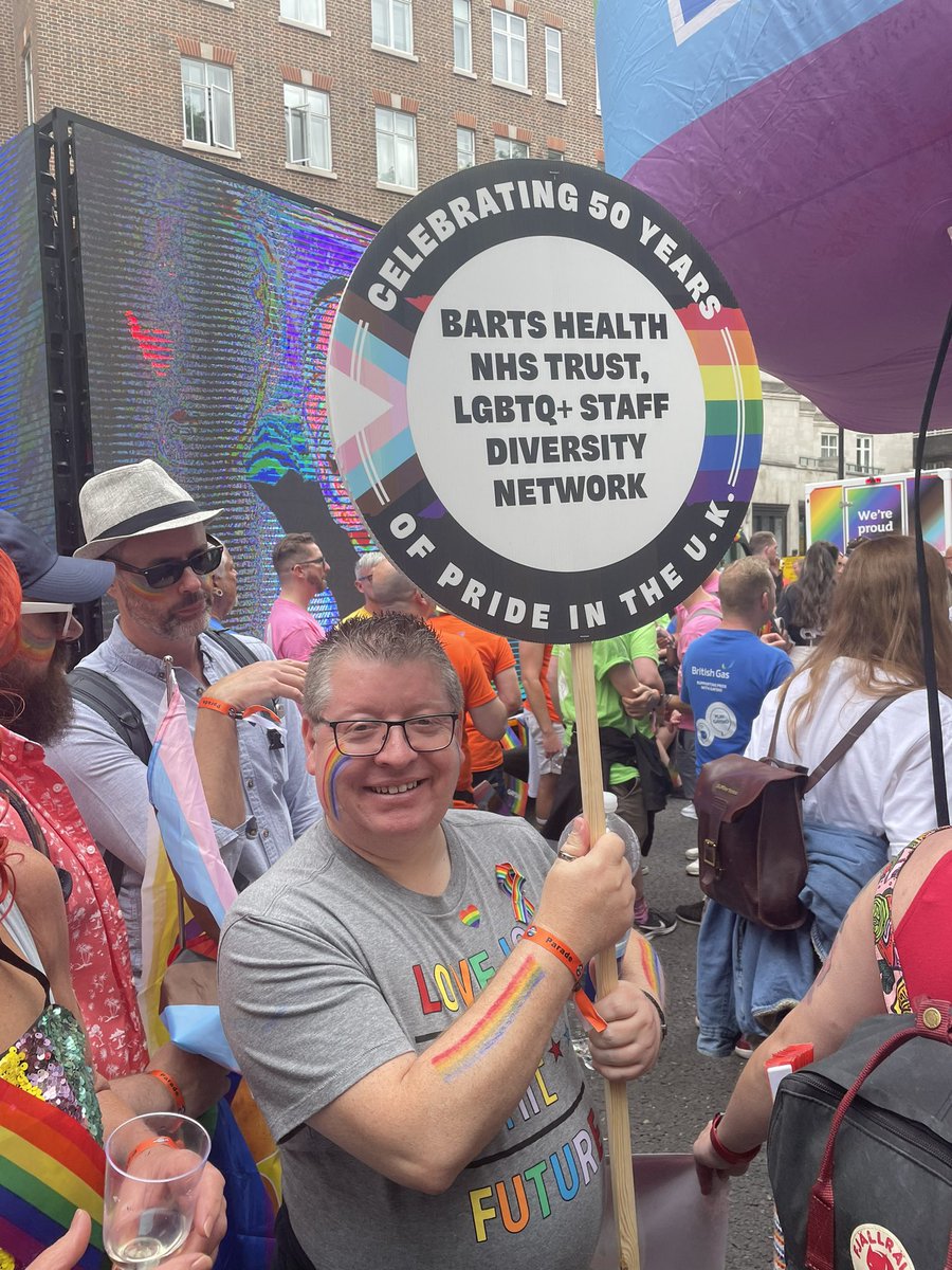 drnsbds's tweet photo. Happy Pride @BartsLGBT_Group @PrideInLondon @NHSBartsHealth @JMS_TVP #ReadytoMarch #Equality https://t.co/xCzTRT06hg
