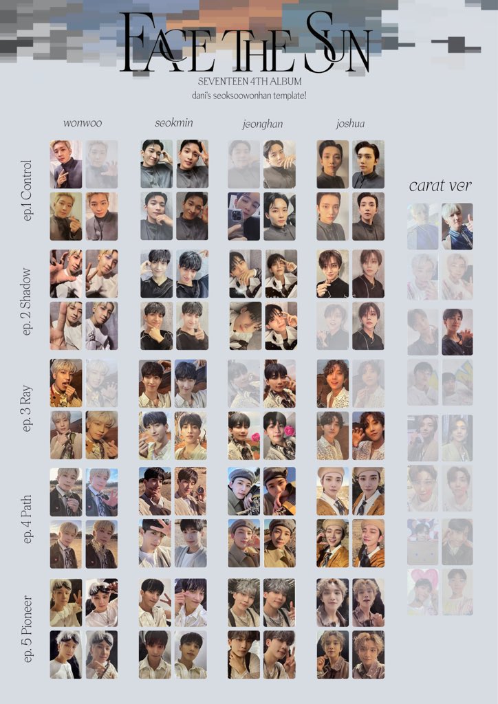 cheollievery's tweet photo. wtt | lft

have : 1st pic
want : unshaded 2nd pic (prio wonwoo jeonghan)

same ver trade po! no cross trade muna hehe tinks

2-3 per trade if possible 🫰🏻

📎 scoups jeonghan joshua jun hoshi wonwoo woozi the8 mingyu dk vernon fts face the sun control shadow path ray pioneer https://t.co/lS8y322PBw