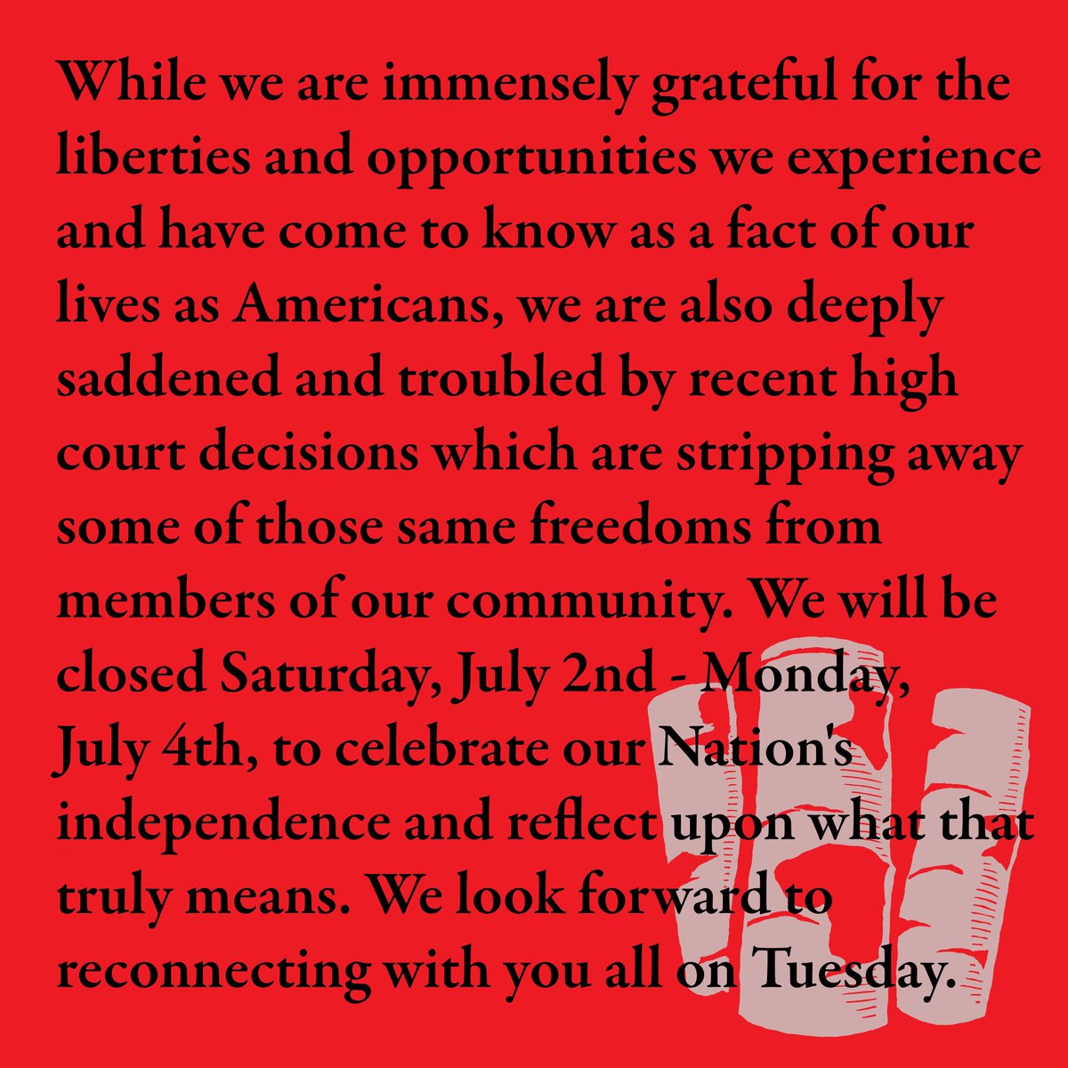 #BirchLovesYou #WomensRights #Independence