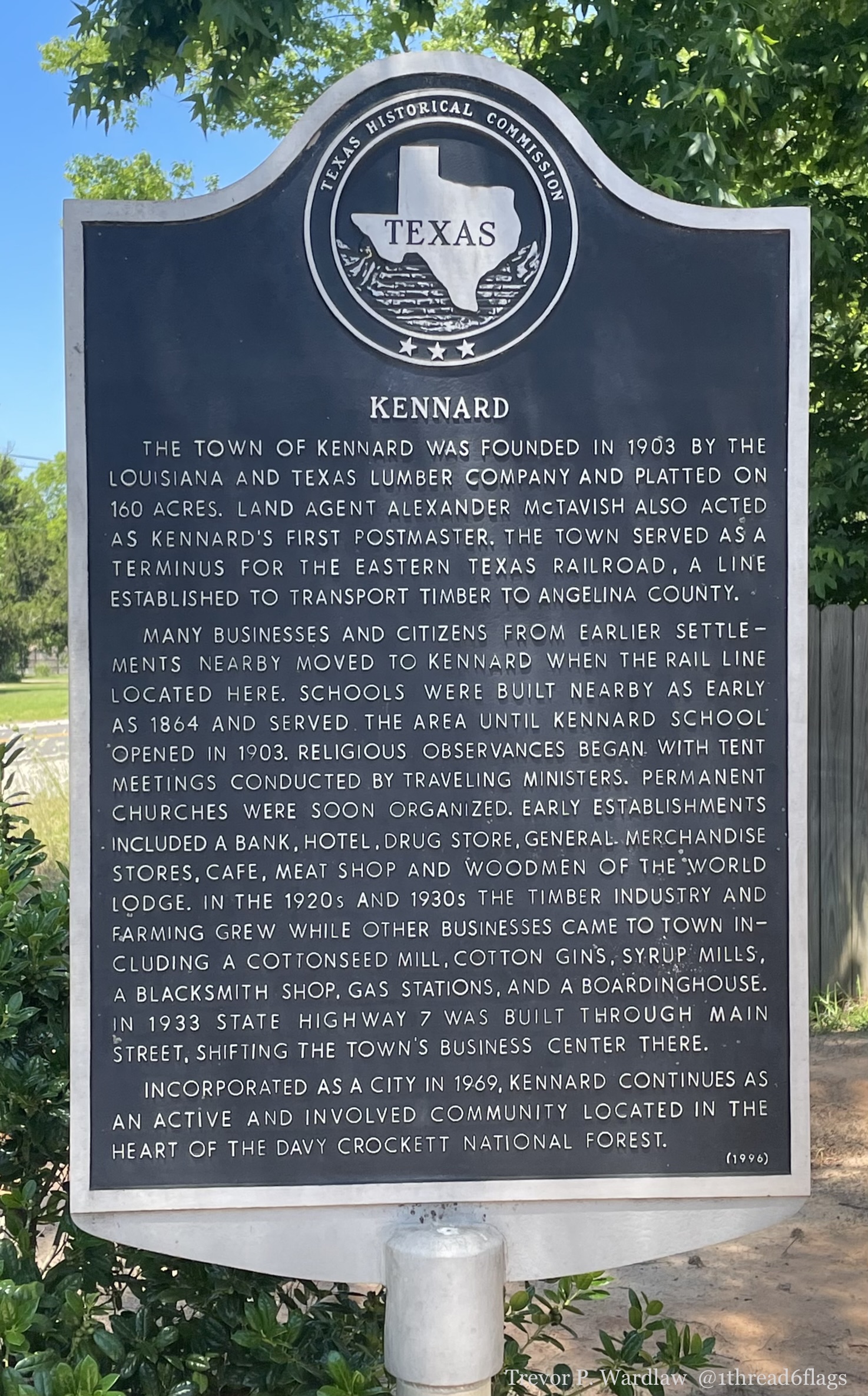 John Wm Kennard 🌊🇺🇦 on Twitter "TexHistMarkers 1thread6flags I have