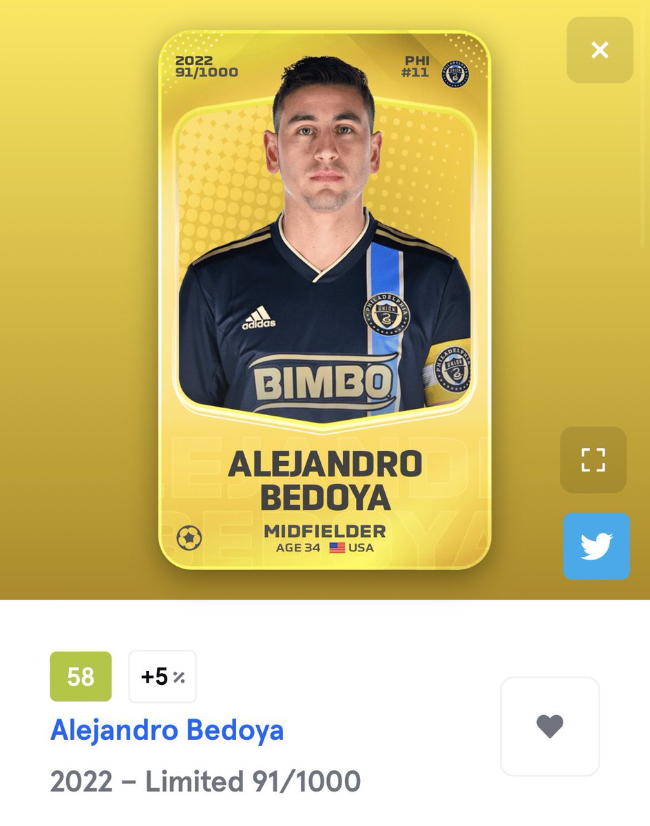 🎁GIVEAWAY🎁

Big shout out to <a href="/MLScardGuy/">The MLS Card Guy</a> for the tips which helped me get an Alejandro Bedoya reward last week.  

I’m going to be giving it away to someone who:

❤️Likes
♻️Retweets
🚶🏻Follows

Entries close at 11am Tuesday 5th July

Good Luck🤞🏻
#sorare