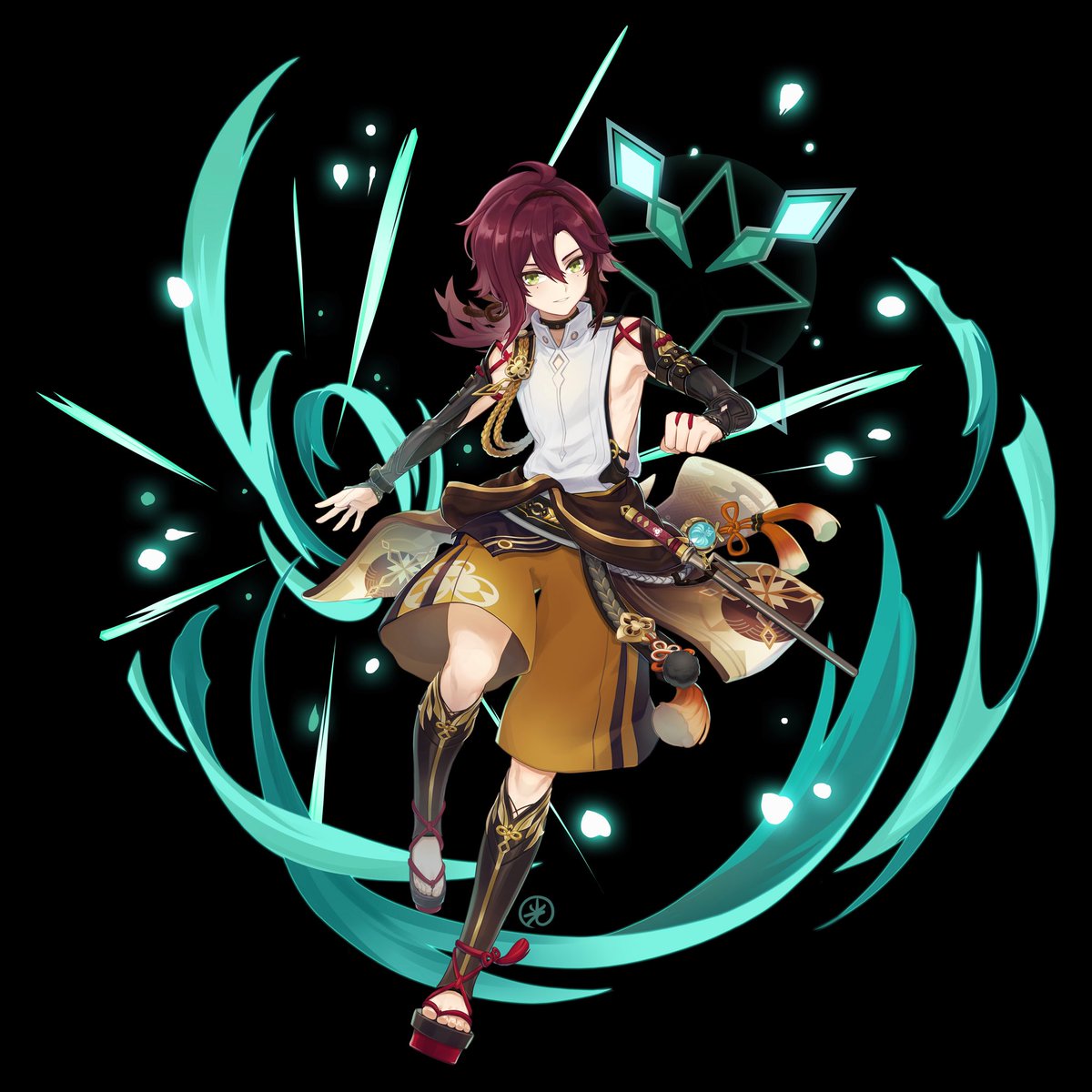 #原神 #Genshinlmpact #Heizou 
Shikanoin Heizou ‧ 鹿野院平蔵