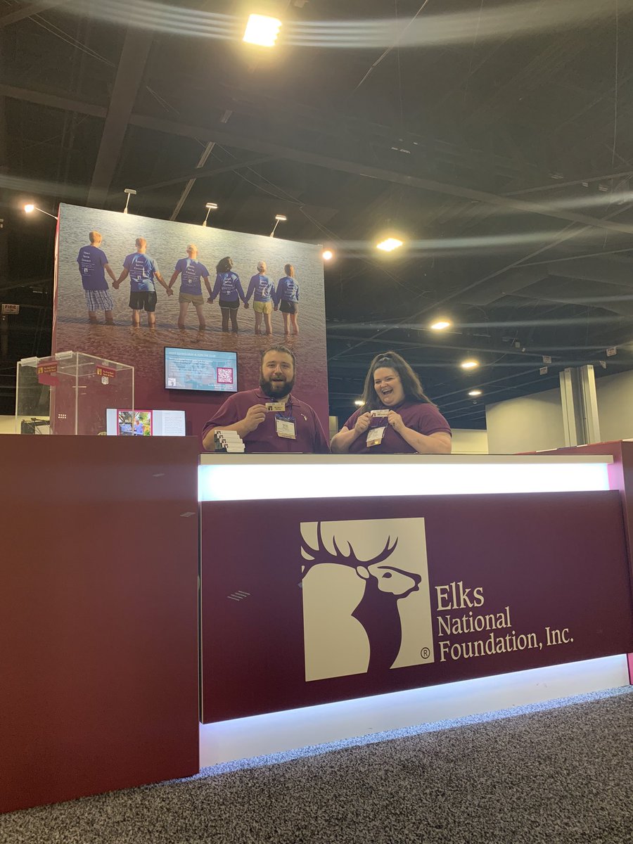 ENF staff are here, and they’re ready to meet you! Stop by the ENF Booth at the Elks National Convention to meet with staff and learn more about the heart of Elkdom!