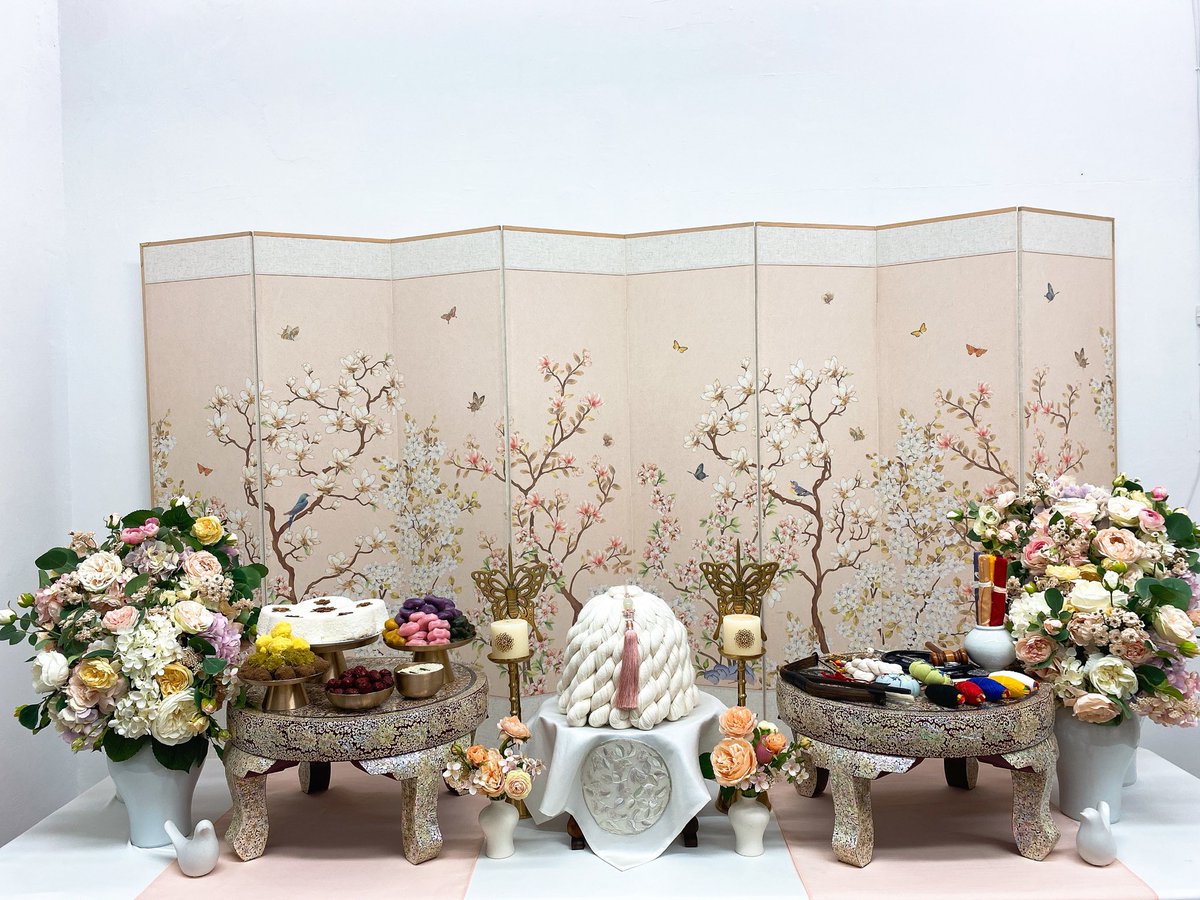 Korean traditional first birthday table in Singapore🇰🇷🇰🇷.
#돌상