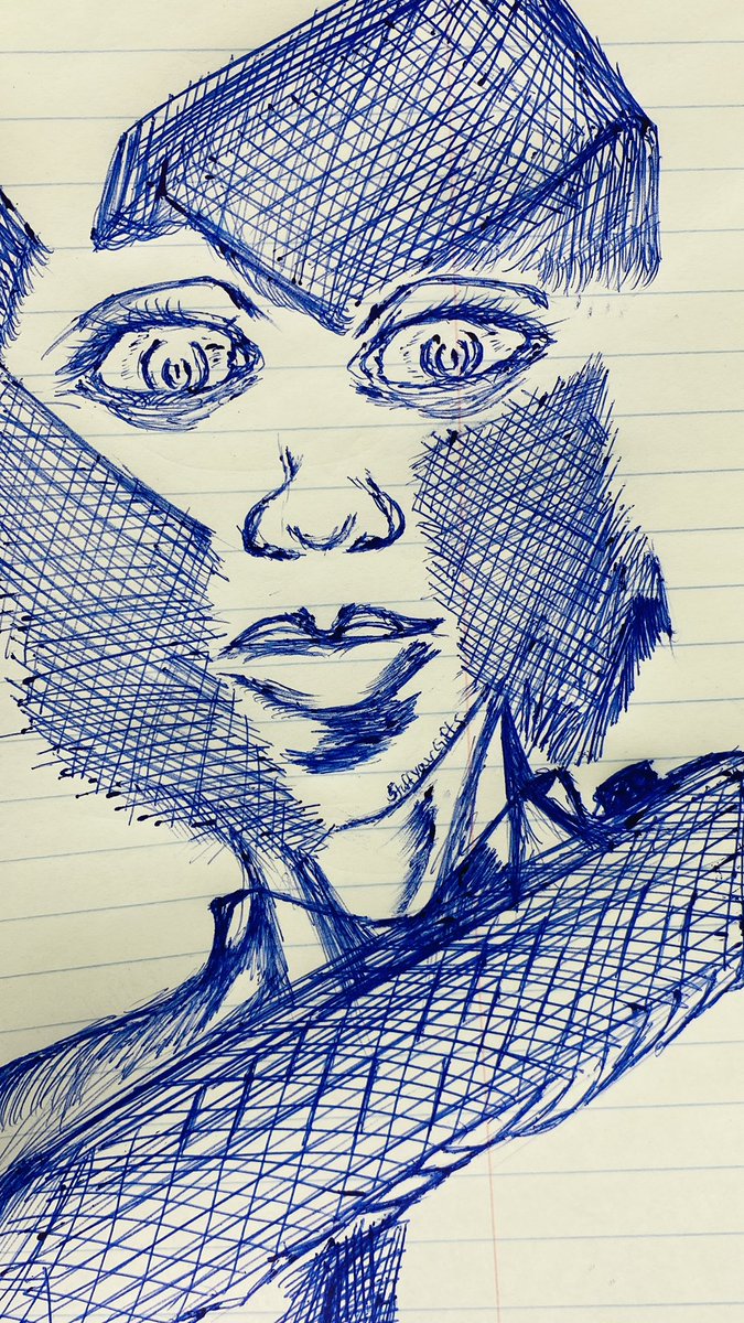 Stuffyourgifts's tweet photo. #art #art #Artists #ArtistOnTwitter #blueinkpen #sketch #sketchbook #artwork https://t.co/EG3l5zuLxG