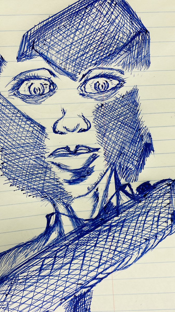 Stuffyourgifts's tweet photo. #art #art #Artists #ArtistOnTwitter #blueinkpen #sketch #sketchbook #artwork https://t.co/EG3l5zuLxG