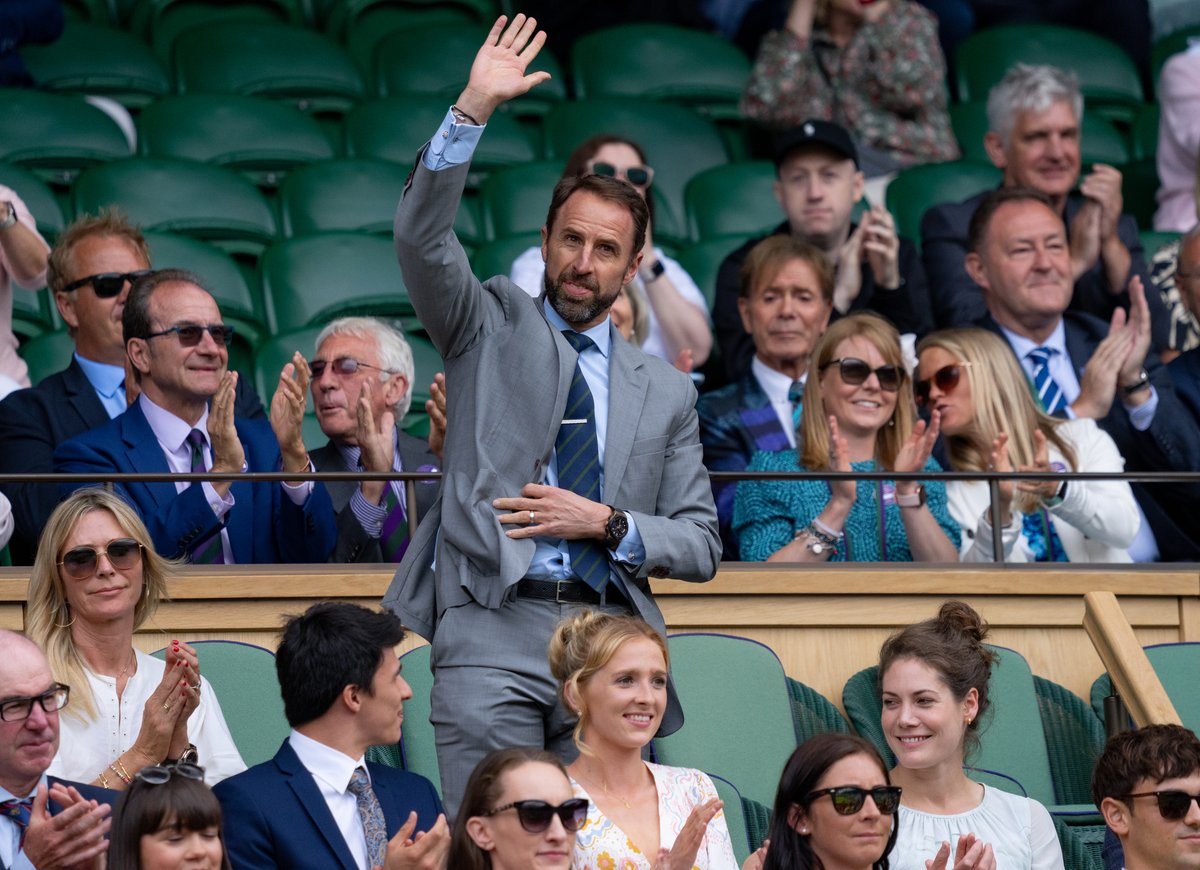 Wimbledon's tweet photo. Sporting royalty in the Royal Box 🤩

#Wimbledon | #CentreCourt100 https://t.co/Sdroetu7FN