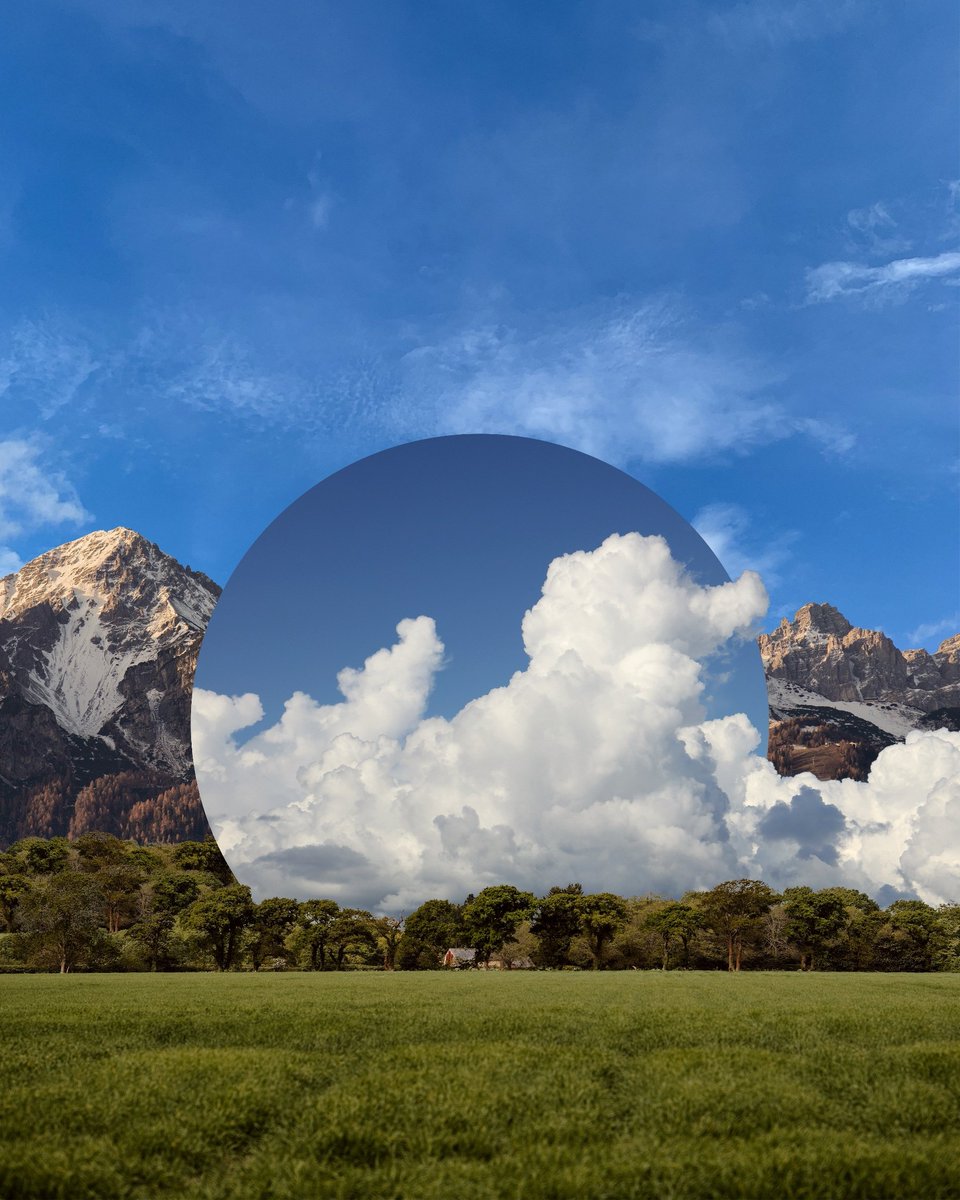 Misty mountains - digital art by me