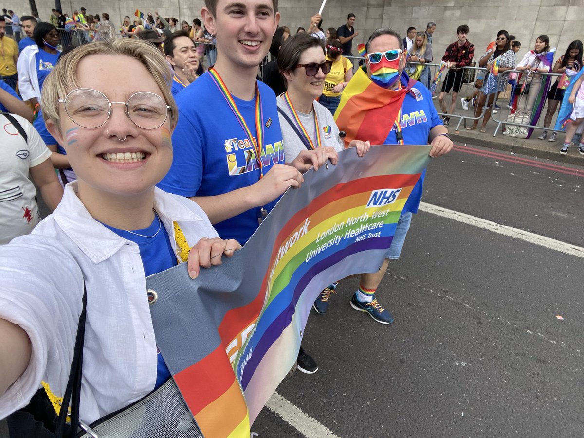 Happy Pride! #PrideInLondon <a href="/LNWH_NHS/">London North West University Healthcare</a> #TransRightsAreHumanRights