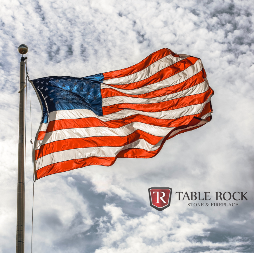 tablerockco's tweet photo. Every day that we exercise our rights and freedoms in America, we celebrate Independence Day. The team at Table Rock Stone &amp; Fireplace wish you a great Fourth of July weekend!

#4thofjuly #independenceday https://t.co/ehu3EvPCtH
