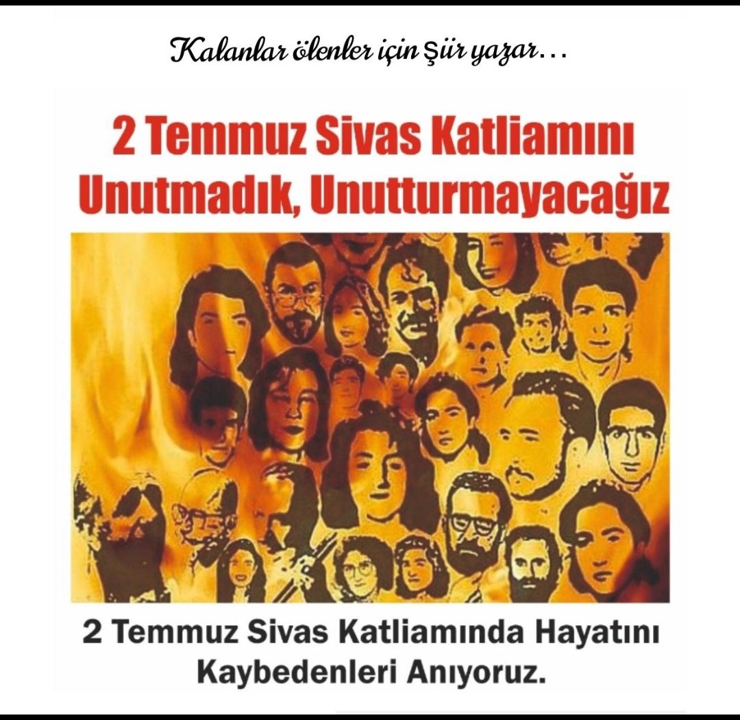#SivasKatliamı #SivasıUnutma