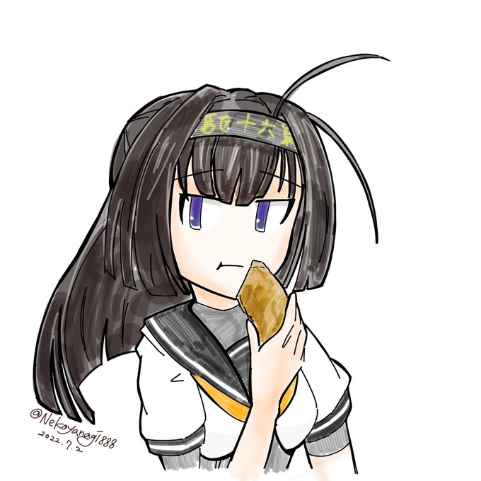 あげません、よ?#艦これ版深夜の真剣お絵描き60分一本勝負#艦これ版真剣お絵描き60分一本勝負_20220702 