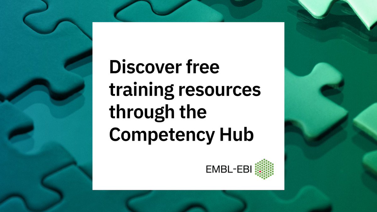 📢 Calling all #bioinformatics trainers! 

We've created a free platform, that could help you plan your content, learning outcomes, and define your audience for your sessions.  

Try the new <a href="/emblebi/">EMBL-EBI</a> Competency Hub now: competency.ebi.ac.uk