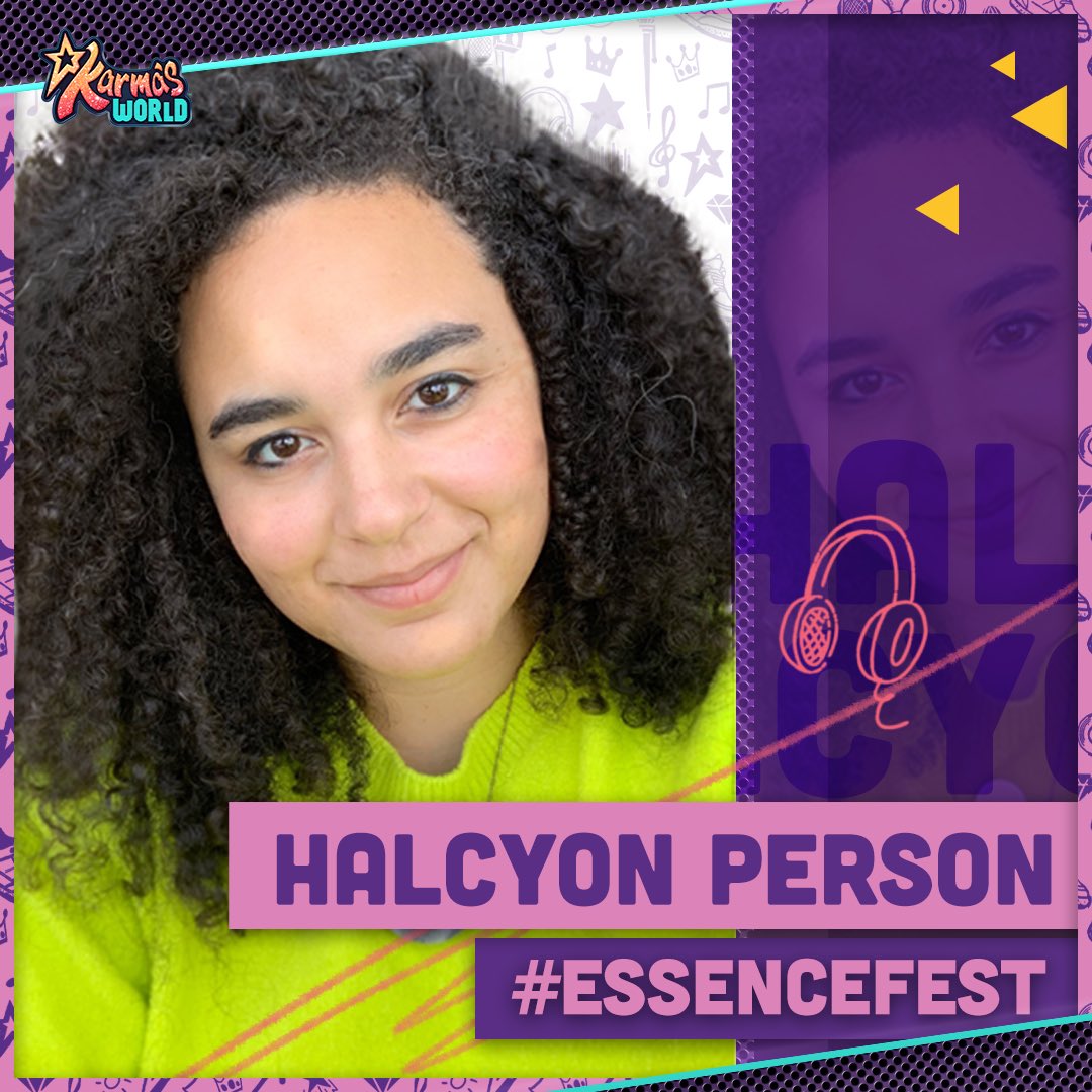 Happy #EssenceFest ! Today Karma's World head writer @HalcyonPerson is a panelist at the festival! 

She's an Emmy &amp; NAACP-nominated TV writer! We're SO LUCKY to have her on our team!💖 

Season 3 of #KarmasWorld is coming your way July 7th!

#KarmasWorld 
#EssenceFest 
#BlackJoy