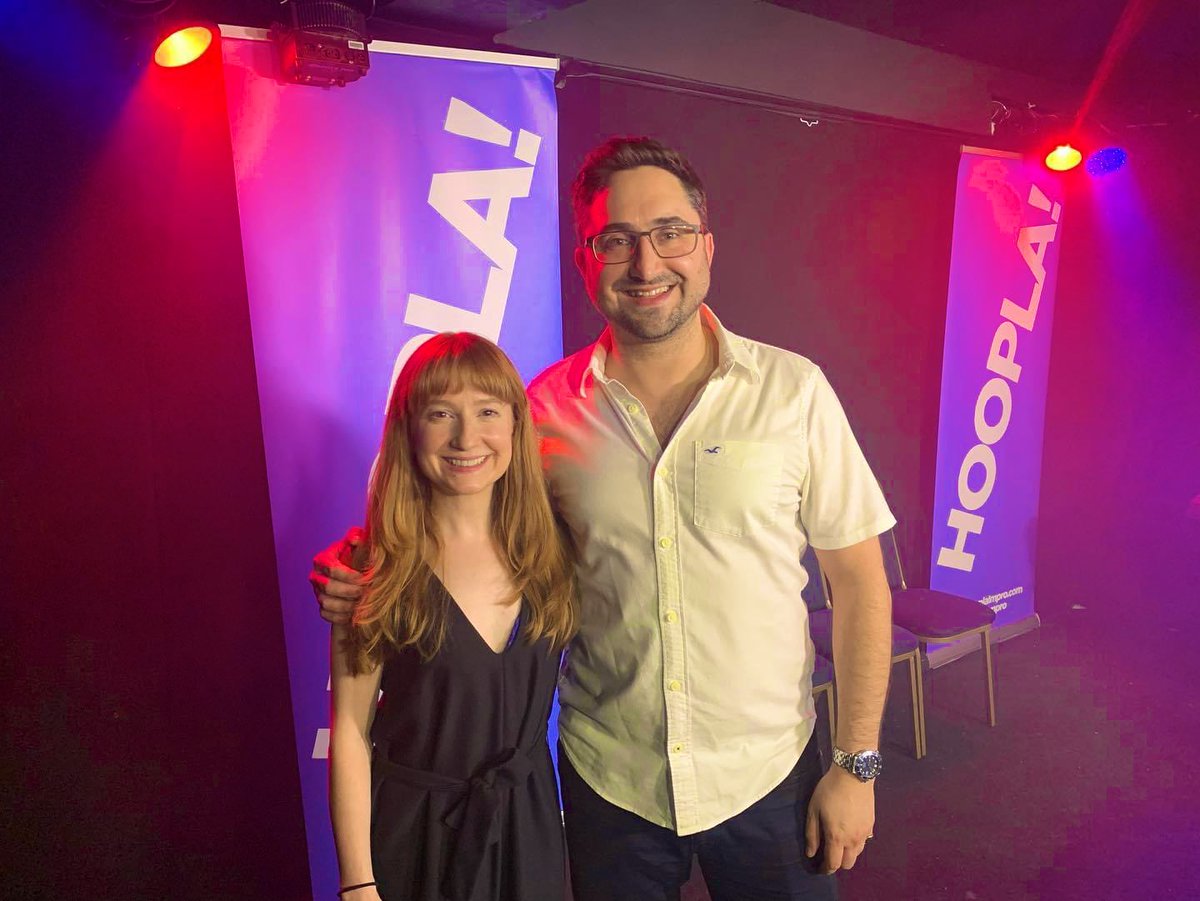 Super-fun to be back at The <a href="/hooplaimpro/">Hoopla Impro</a> Comedy Club! 🍻