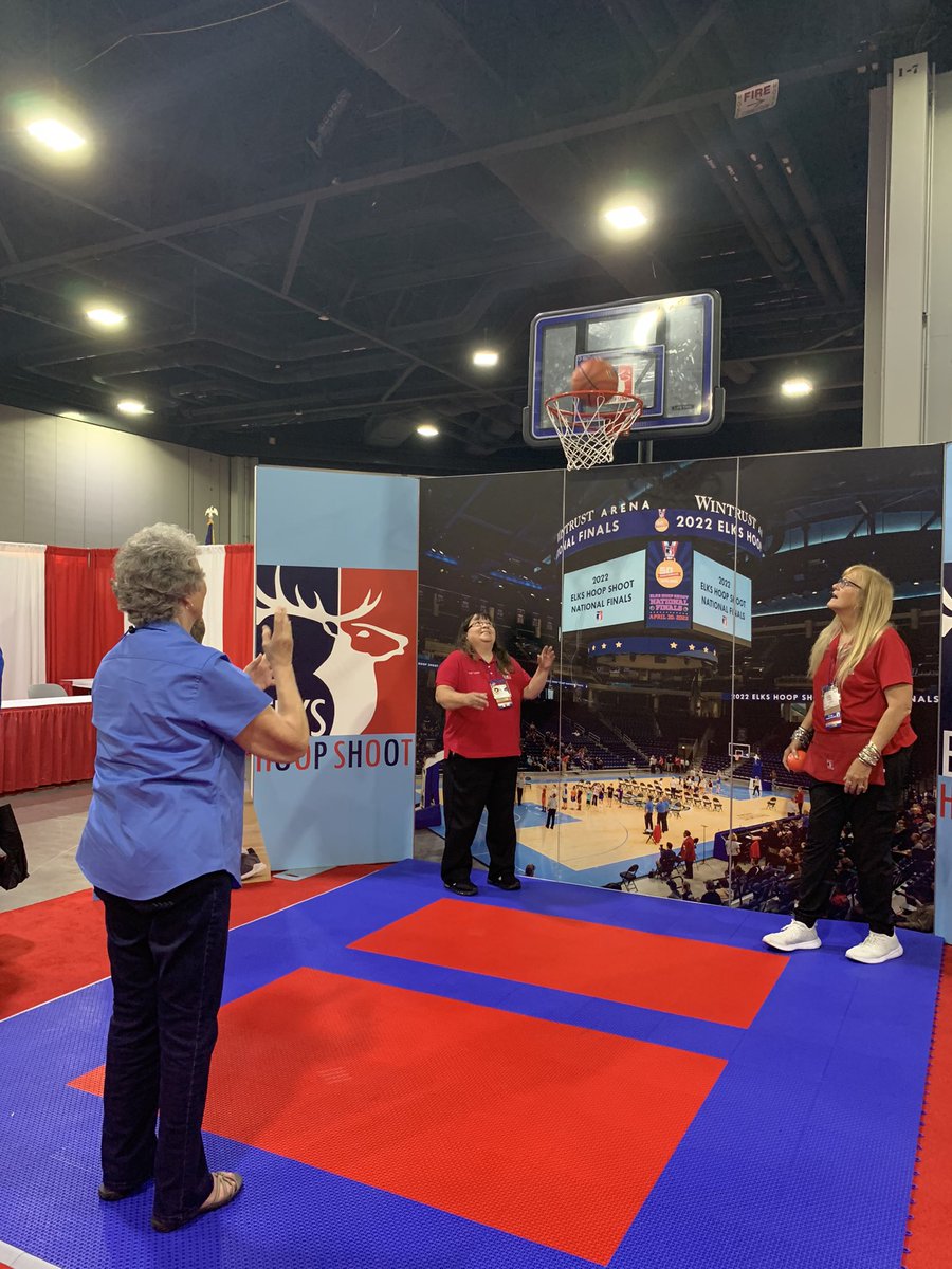 At the free throw line, everyone is on an even playing field. You don’t need to be the biggest or strongest, you just need practice—and grit! Stop by the #HoopShoot booth to test your free throw skills, and maybe even win a prize to take home!