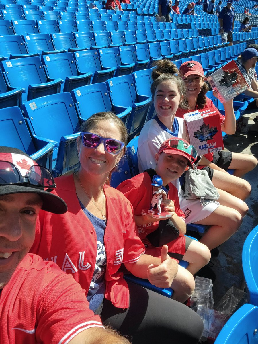 Darson37's tweet image. Game 1 of 2!!! Bobblehead Day @BlueJays #NextLevel
