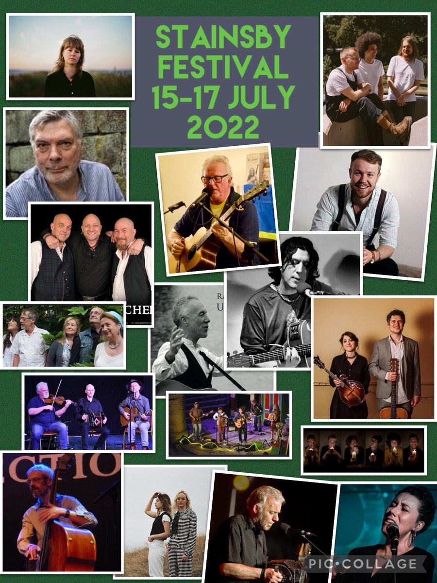 StainsbyInfo's tweet photo. All this &amp; more as we return to the Field of Dreams 
@bonfireradicals 
@Broomdasher16 
@gilmoreroberts 
@grannysattic3 
@JackRutterer 
@KRSpencerMusic 
@Leftychrissongs 
@petedaviesmusi1 
@plumhall
@Ray_Hearne 
@RoisinBanband 
@STilston 
@sunthievesmusic 

https://t.co/fDItXByj4u https://t.co/v6eNufmDBh