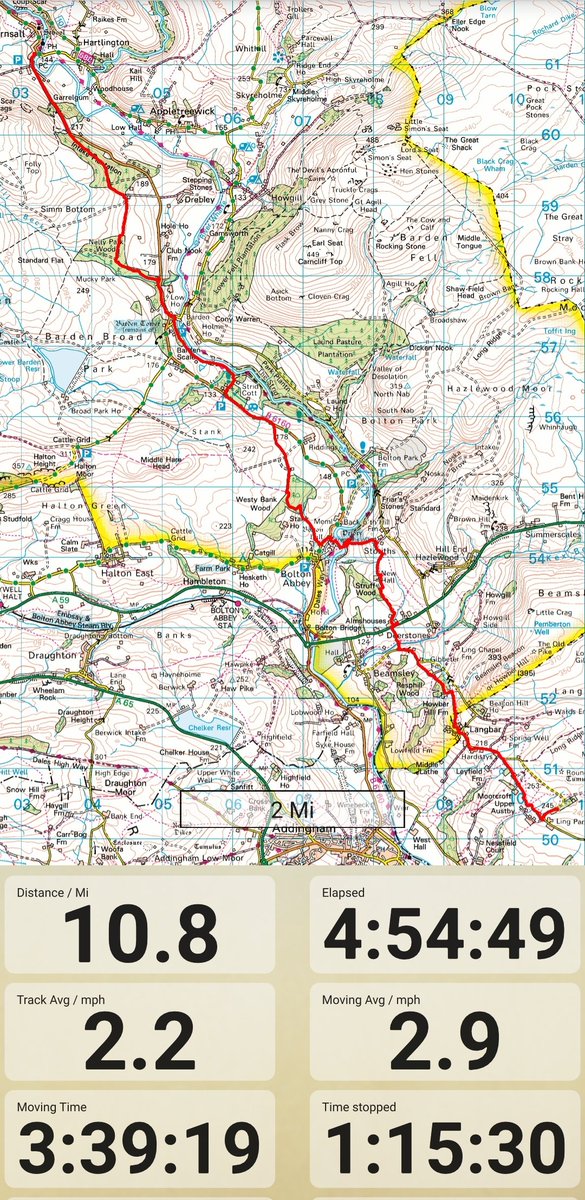 PilgrimChris's tweet image. Today&apos;s walk.
Day 1 of the Dales Tip-to-Tip with @LoneWalkerUK
Logged using Memory Map for All 
via @memorymap

#ShareYourAdventure 
#DalesT2T
#YorkshireDales
#MM4All 
#MMForAll