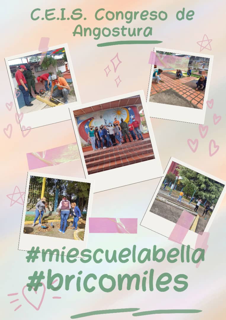 Seguimos este #2 junio ceis congreso de Angostura con las #BricomilesActivasEnEducacion gracias al presidente <a href="/NicolasMaduro/">Nicolás Maduro</a> la ministra Yelitze Santaella <a href="/_LaAvanzadora/">Yelitze Santaella</a> y a la comunidad para darle cariño #MiEscuelaBella @MPPEDUCACION <a href="/Berzabethg1/">Berzabethgandicaoficial</a>