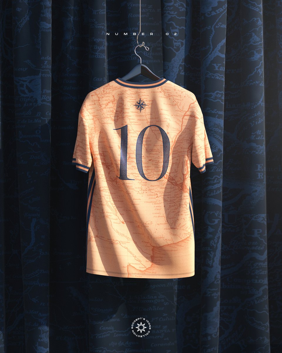 SOCCEPT'S ICONS COLLECTION - N. 02

Celebrating more than 200 years of Argentina's independence. Gold dresses up the republic, which recovers its origins. The compass guided the past and now their future.