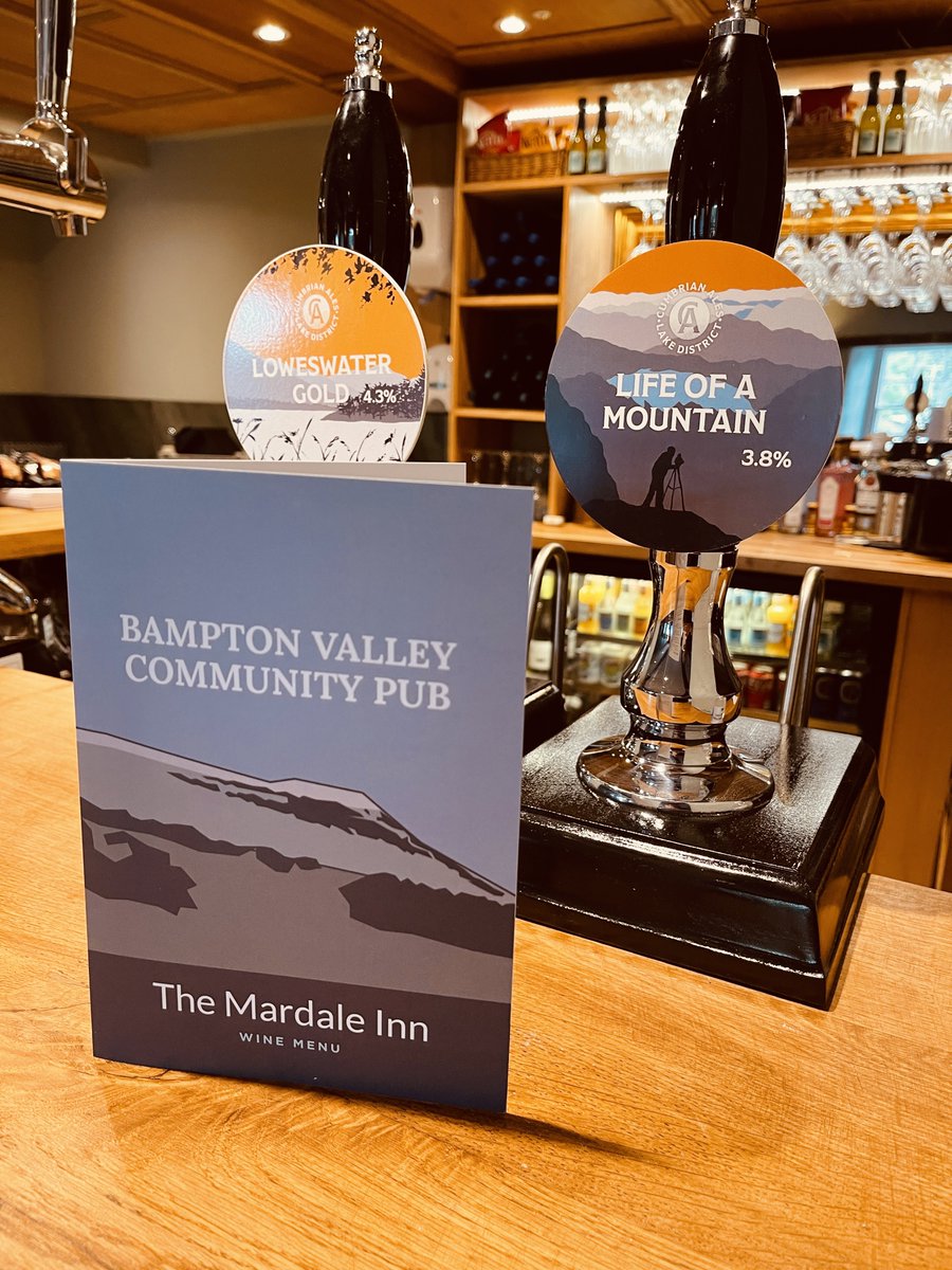 And of course there’s some excellent local ales on the bar. The award-winning and legendary <a href="/loweswatergold/">Loweswater Gold</a> and their brew celebrating the completion of my award-winning ‘Life of a Mountain’ films! 😊🍺 📺 bbc.co.uk/iplayer/episod…
