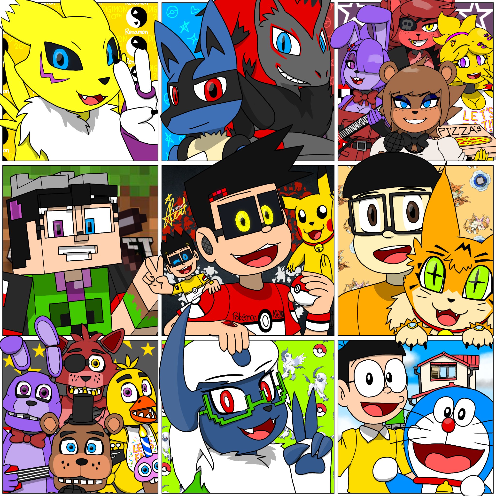 ⚡🇵🇭AaronJohnLeal🇵🇭⚡ on X: My ibisPainX drawing! #NewProfilePic #fanart  #artwork #art #fnaf #fnaf1 #fnia #fredina #freddy #chica #foxy #bonnie # cally3d #fredinanightclub #pokemon #digimon #zoroark #lucario #renamon  #pikachu #absol #doraemon ...