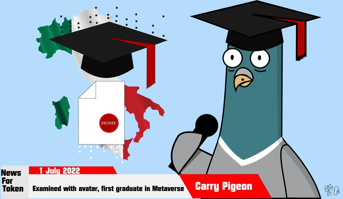 Coo in #turin #examined with avatar, first graduate in #Metaverse coo
opensea.io/assets/ethereu… 
#NFTGiveaway #NFT #metaverseart #news <a href="/opensea/">OpenSea</a>
