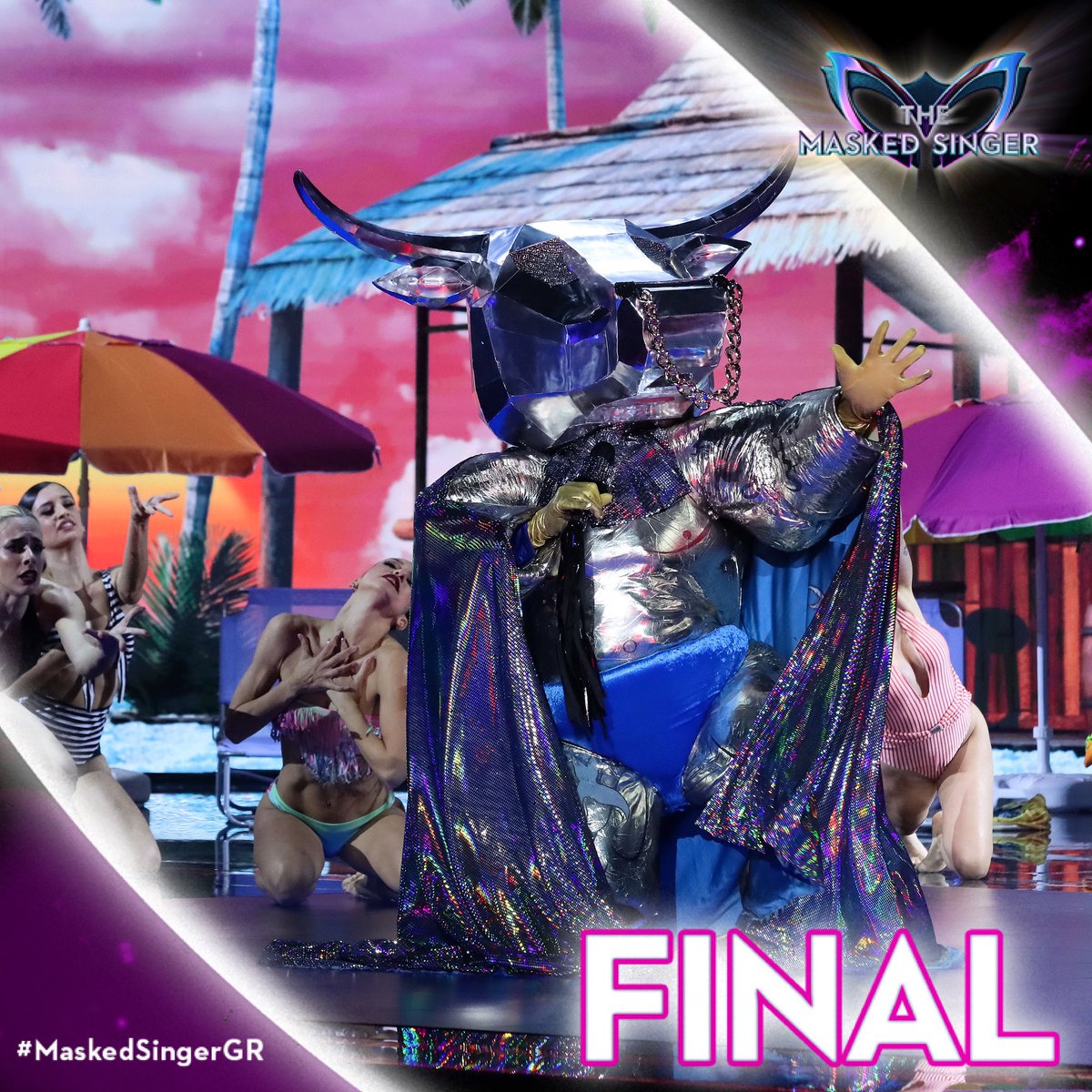 Ρομαντικός Μινώταυρος στο #MaskedSingerGr