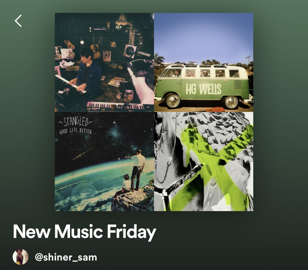 Who wants some new music to listen to then 😎🎶

Check out my playlist update for the last few weeks! open.spotify.com/playlist/0q1QA…