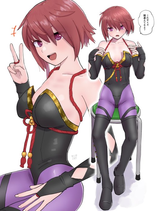 #アリスギアお絵かき 
本日わが事務所でスカウトした女天狗さんを描いてみました。 