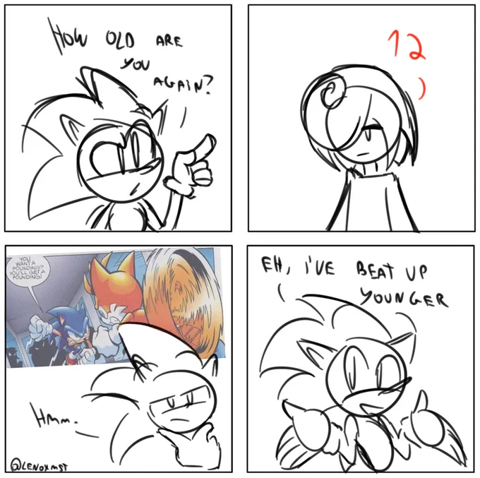 sonic holds no punches 