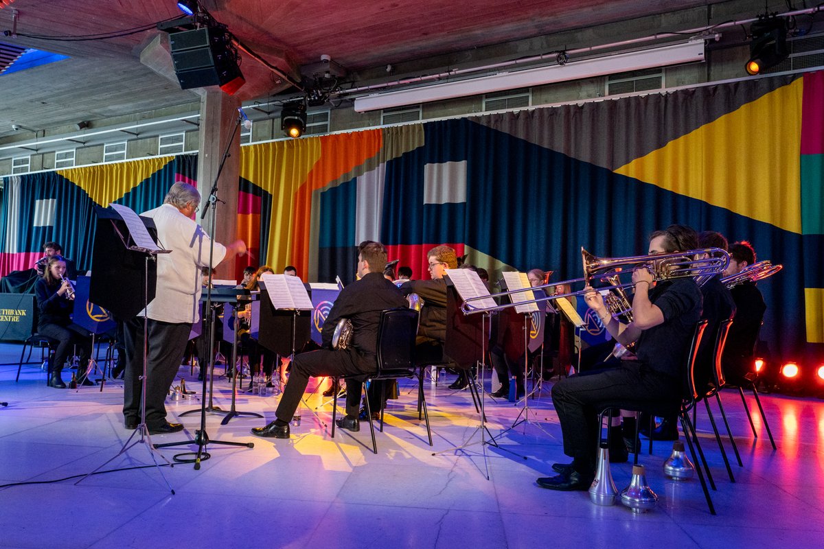 So many wonderful performances at New Music Biennial 2022 today. This weekend this #free event is celebrating 10 years since the inaugural festival <a href="/southbankcentre/">Southbank Centre</a> with <a href="/PRSFoundation/">PRS Foundation</a> and Saturday saw Split The Air, <a href="/Martin_Green__/">Martin Green</a> 's wondrous collaboration with <a href="/NYBBGB/">The National Youth Brass Band of Great Britain</a>.