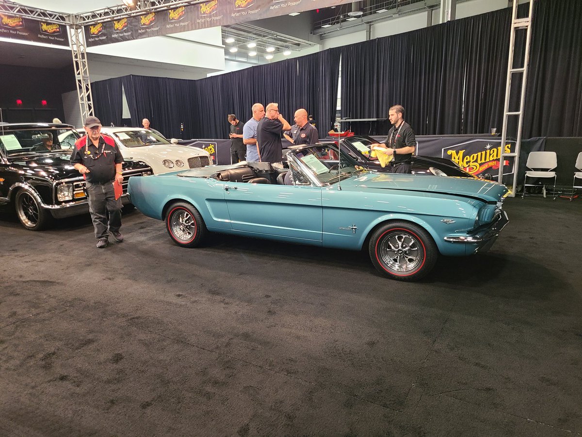 1965 #Mustang 289 K code convertible about to cross the block <a href="/Barrett_Jackson/">Barrett-Jackson</a>