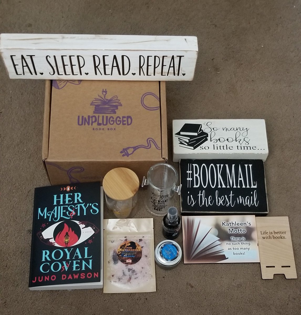 JerseyGirlBook's tweet image. Today's Book Mail: June @unpluggedbooks box selection #UnpluggedBookBox #AdultBookBox #Fantasy