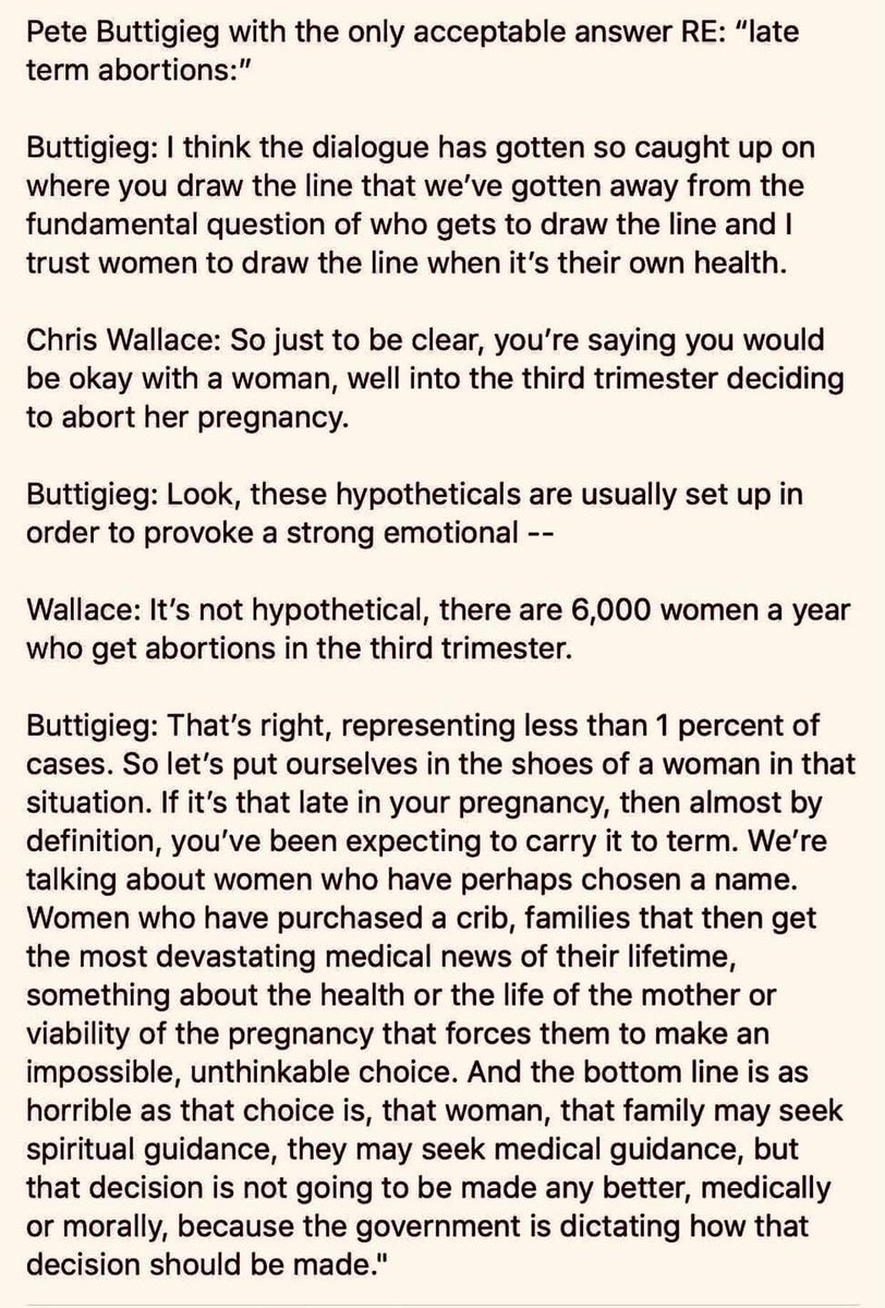 Watching @PeteButtigieg refuse to step into traps laid for him by standard shallow media framing of complex issues is a beautiful thing. [via @LadyRaynbow]