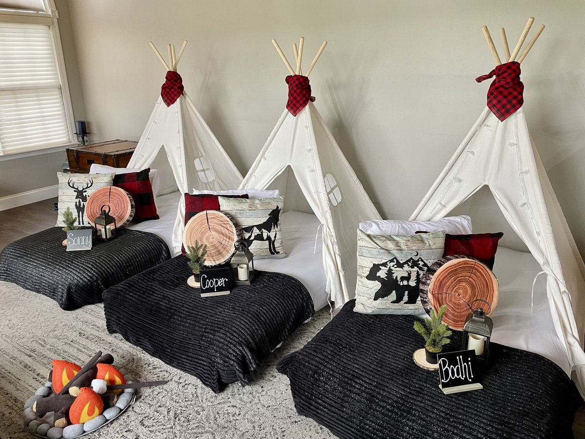 MaccerMom's tweet photo. @KimKardashian saw your glamping!  Check my business out! Let’s Glamp by Christy in PA!  Happy Birthday to North 🎂.  Hope they all had a blast! https://t.co/QRZunxzfI7