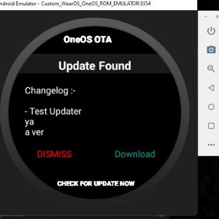 RevOSTechs's tweet photo. Proof of concept of the OneOS Wear OTA Updater https://t.co/zEMGqC0It6