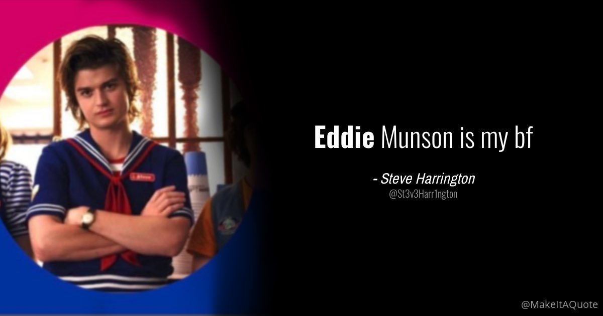 Steve Harrington (@st3v3harr1ngton) on Twitter photo 