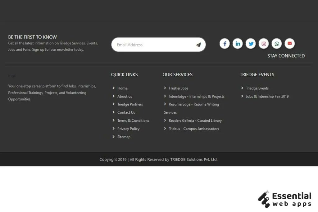 essentialwa's tweet image. 🔗buff.ly/3A8F8PI
💥Bootstrap 4 Footer
💥bootstrap footer stick to bottom of page
#Wordpress #Elementortutorial #BootstrapCollection #javascript #ReactJS #UI #blogpost #responsivewebsite #CSS #csstricks #FrontEnd #webdesign #bootstrapfooter #CodeNewbies @essentialwa