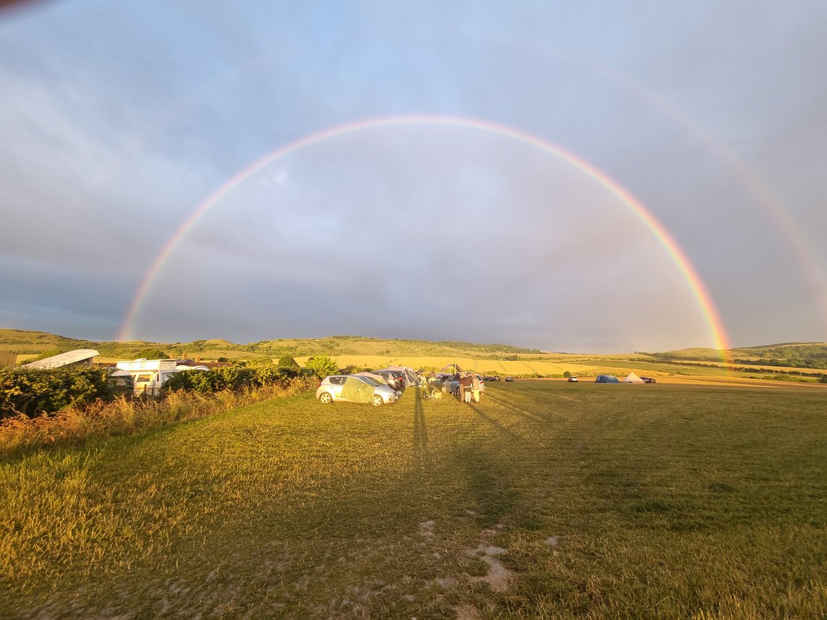 Happy Pride! Here's a double rainbow from Aylesbury.